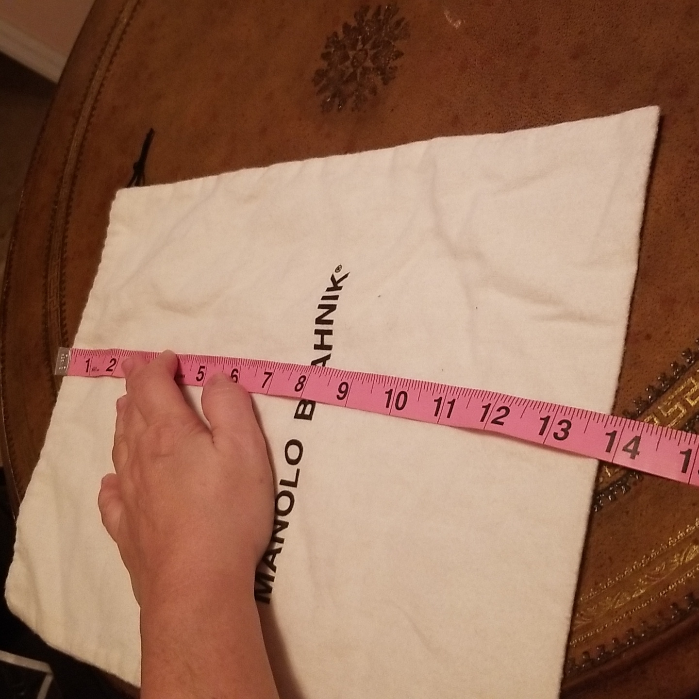 Manolo Blahnik Xl Dust Bag Rare Collectible